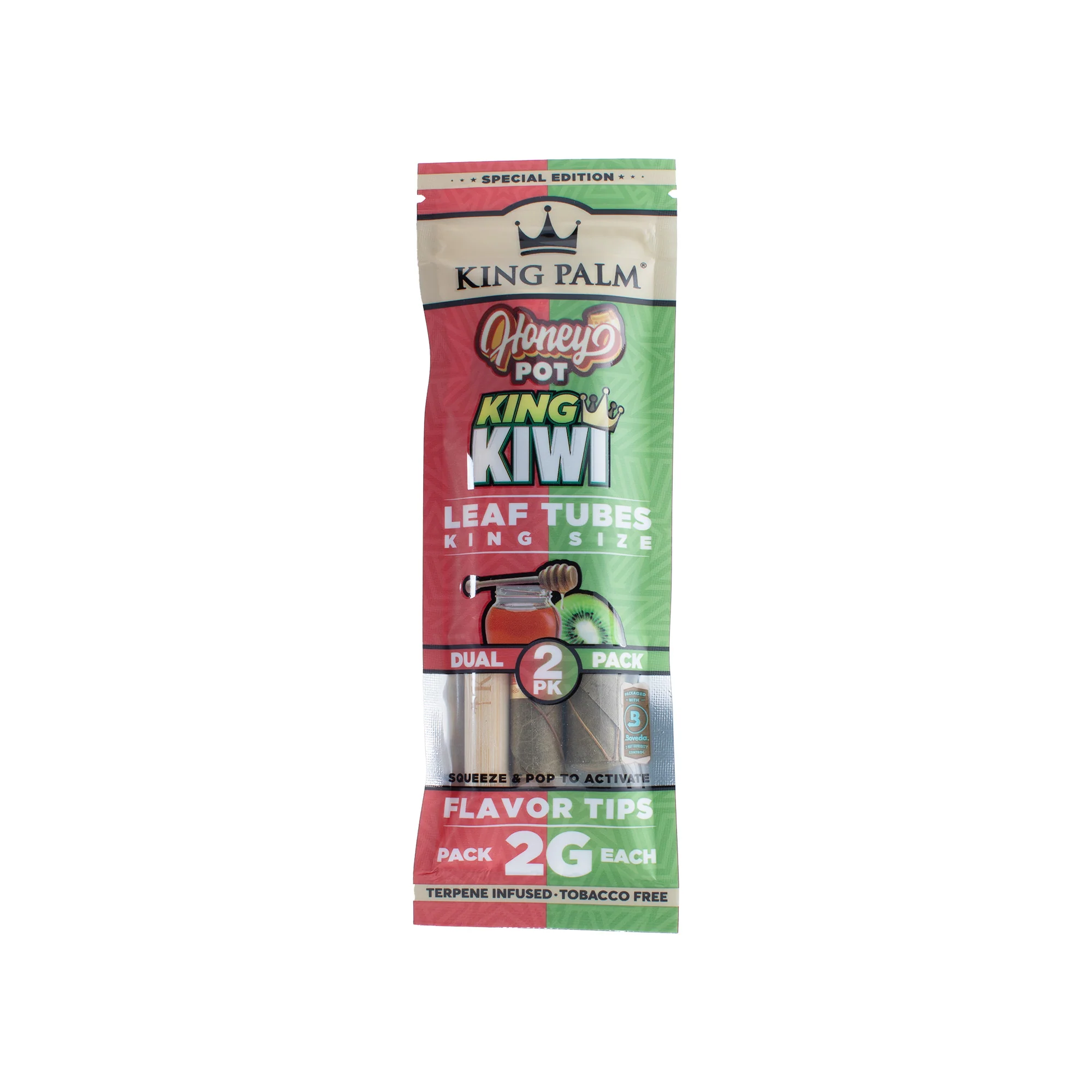 2 King Rolls - Dual Pack - Honey & Kiwi - 20 Units Per Display - Image 4