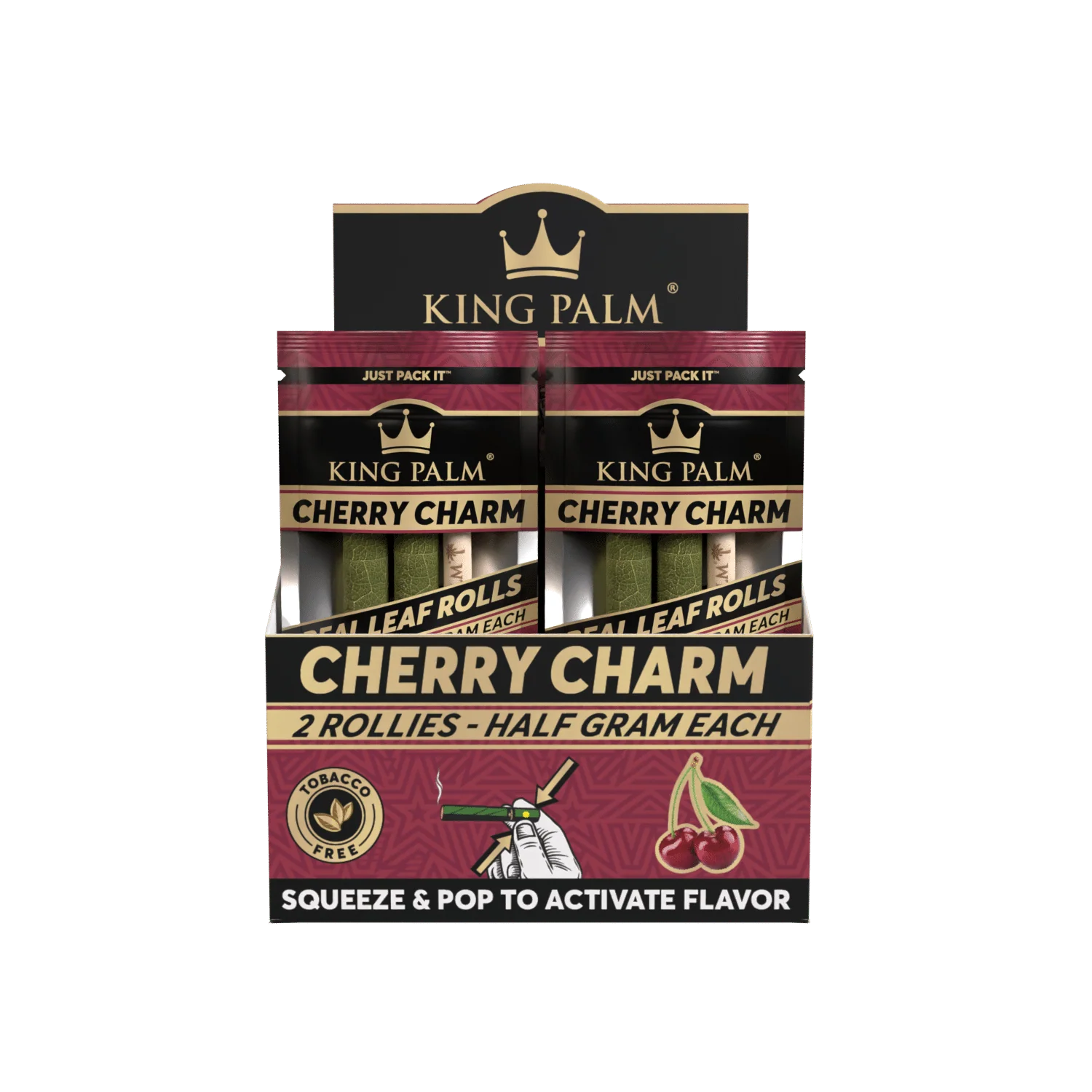 2 Rollie Rolls β Cherry Charm β Display Box β 20 Units Per Display - Image 3