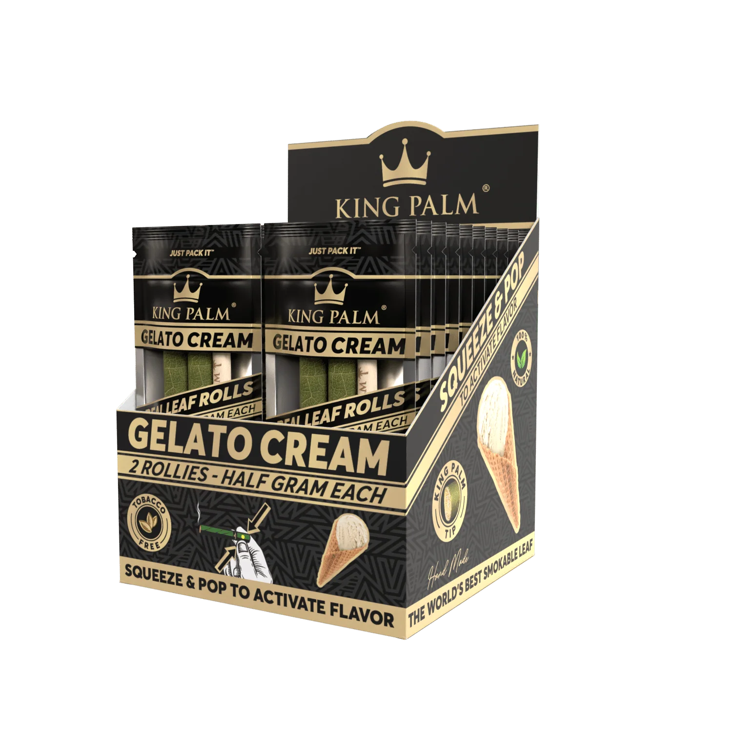 2 Rollie Rolls β Gelato Cream β Display Box β 20 Units Per Display - Image 2
