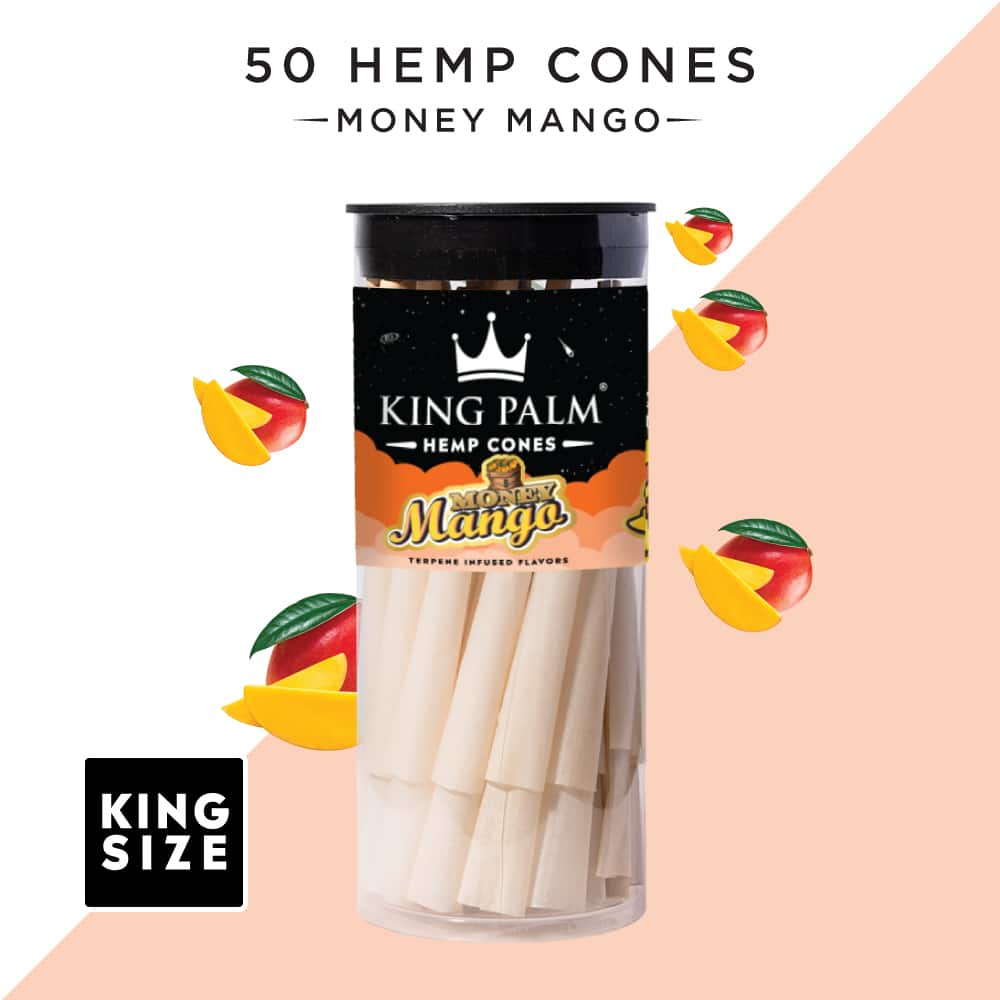 Money Mango | 25 & 50 Pack | King Size Hemp Cones - Image 3
